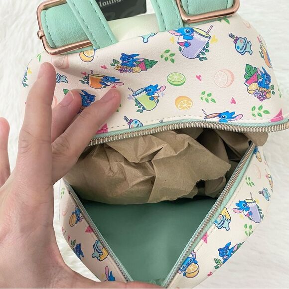 Loungefly Disney Lilo & Stitch Vacation Vibes Mini Backpack - Picture 8 of 8